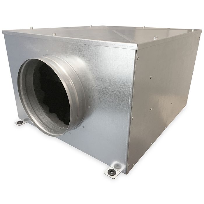 ISO-B-125 boxventilator - 330 m3/h - Ø125mm