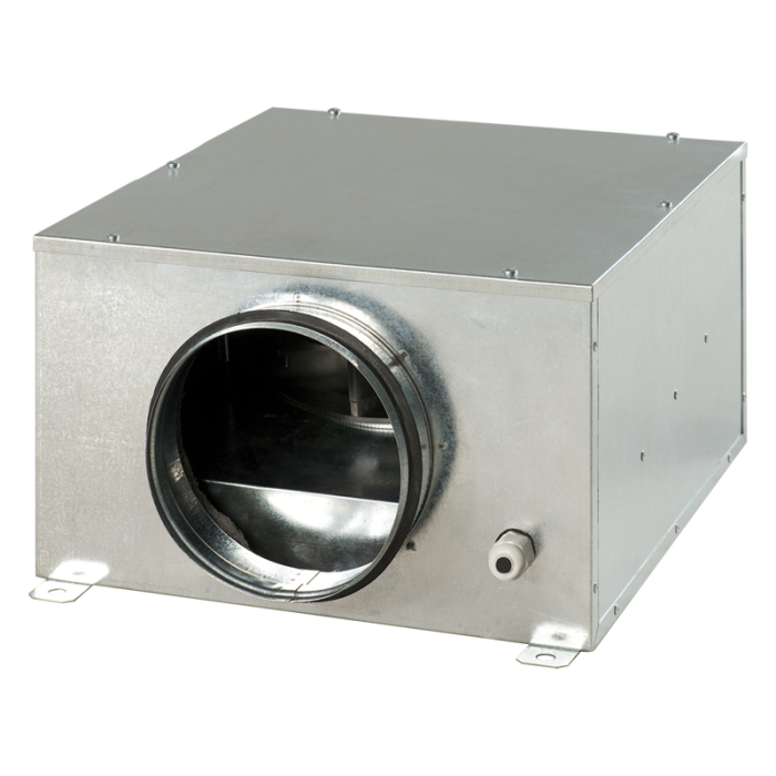 ISO-B-125EC boxventilator met EC-motor - 357m3/h - Ø125mm