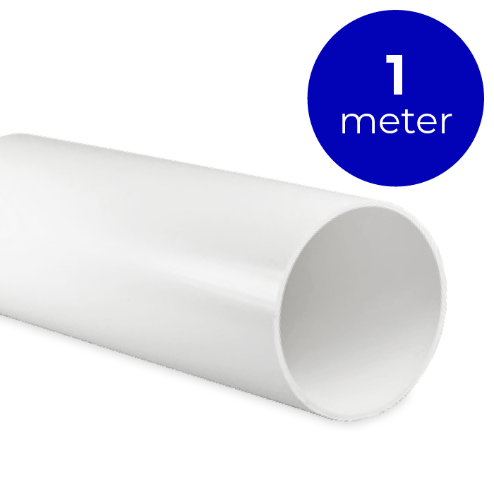 ventilatiebuis - rond Ø125mm - L=1000mm