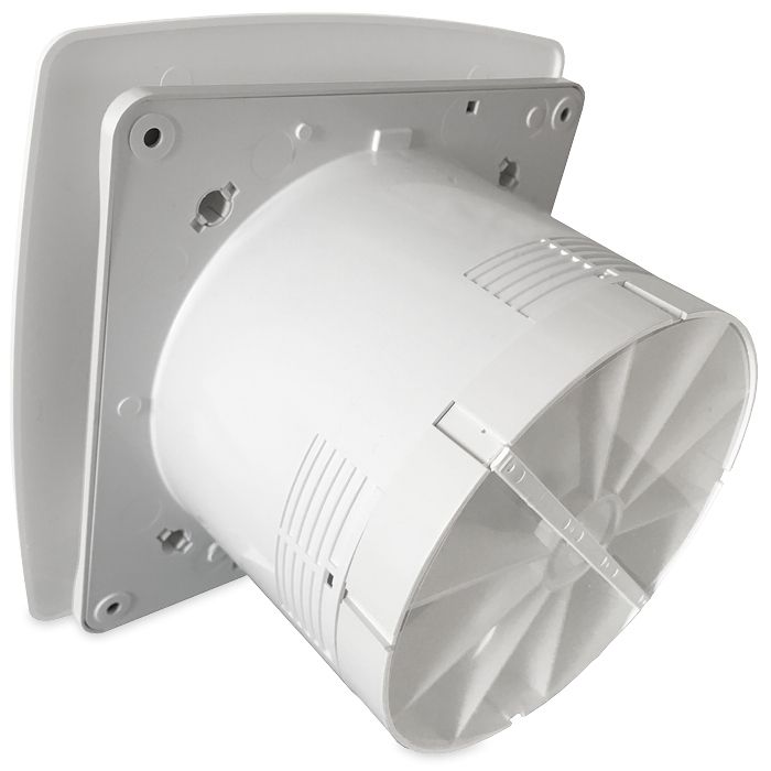 Badkamer/toilet ventilator - trekkoord - Ø100mm - bold-line