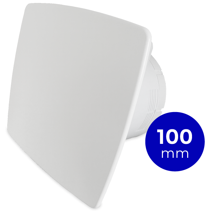 Badkamer/toilet ventilator - standaard - Ø100mm - bold-line