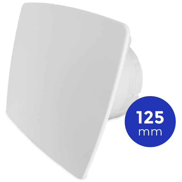 Badkamer/toilet ventilator - standaard - Ø125mm - bold-line