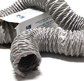 Niet-geïsoleerde PVC flexibele slang Ø82mm (binnenmaat) - 10 meter