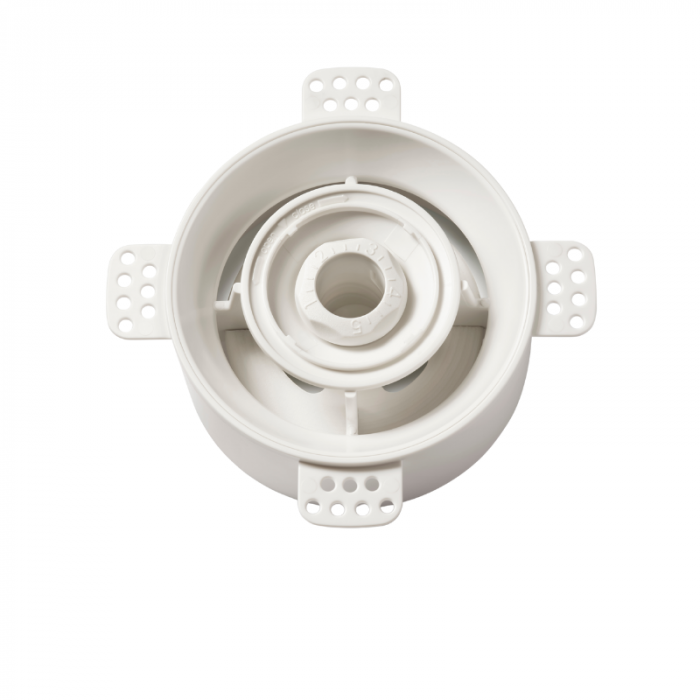 NoShow 2.0 instucbaar designventiel 125mm - toevoer/afvoer - WIT