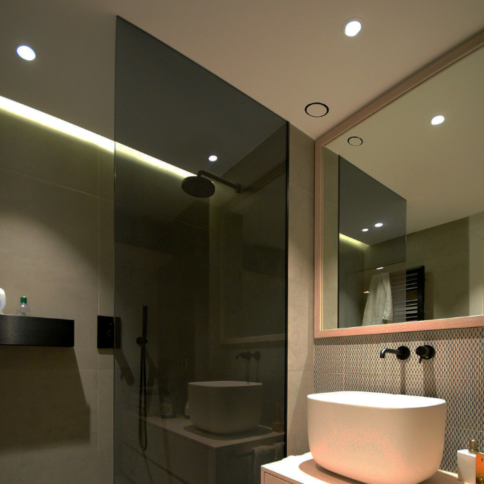 NoShow 2.0 instucbaar designventiel 125mm - toevoer/afvoer - WIT