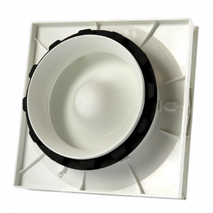 Renson Aeroo Designventiel wit - vierkant - kunststof  Ø125mm