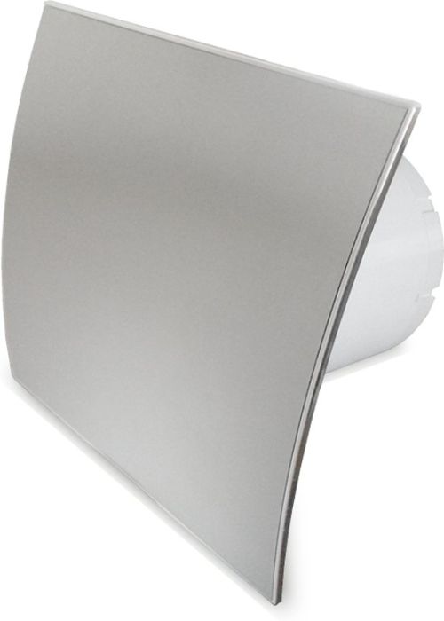 Badkamer/toilet ventilator - standaard - Ø100mm - RVS gebogen