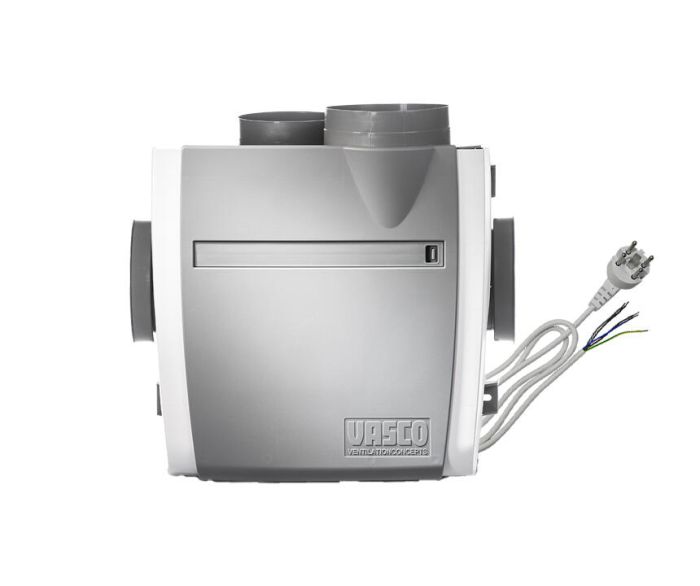 Vasco Renobox C400 Basic RF 400m3/h - randaarde stekker Vasco Renobox C400 Basic RF 400m3/h - randaarde stekker