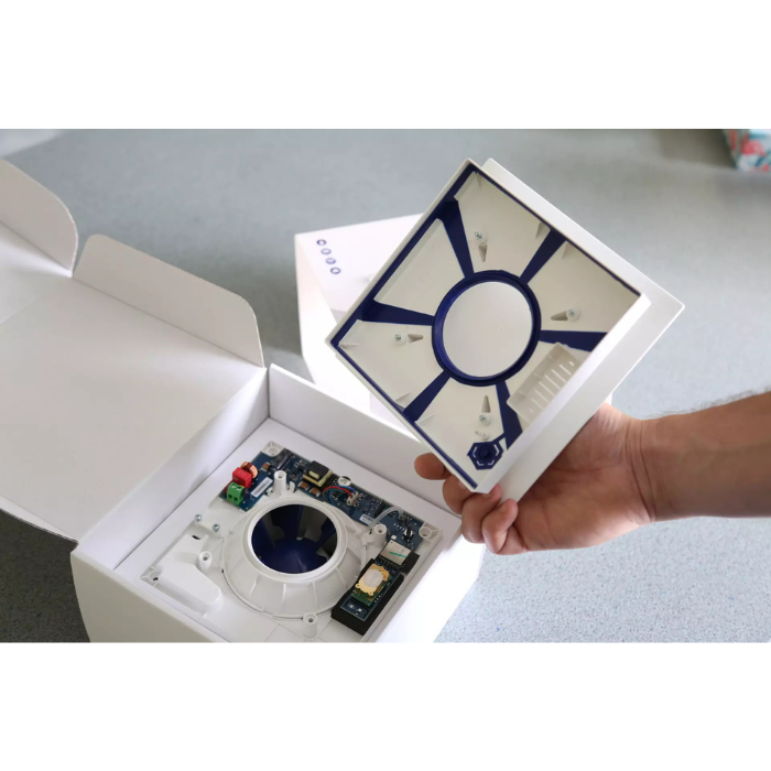 Renson Waves badkamer/toilet ventilator - app gestuurd - geur en vochtsensor - Ø 100/125mm Renson Waves badkamer/toilet ventilator - app gestuurd - geur en vochtsensor - Ø 100/125mm