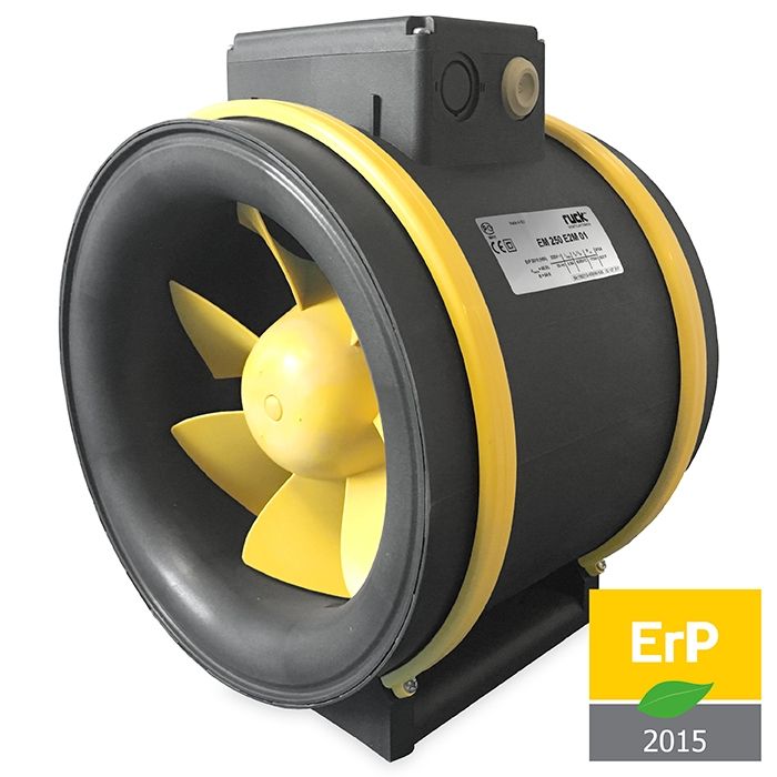 RUCK buisventilator ETAMASTER EM-250 aansluiting 250mm - 3 standen motor RUCK buisventilator ETAMASTER EM-250 aansluiting 250mm - 3 standen motor