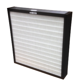 Vlakfilter met minipleated filtermedium 24 x 24 x 2 - Filterklasse M5