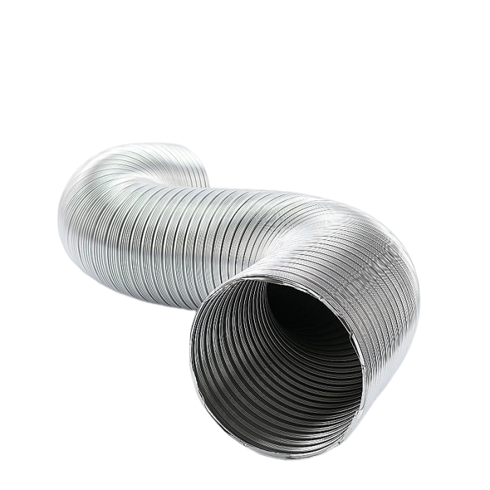 Starre aluminium ventilatieslang rond Ø200mm (binnenmaat) - 3 meter