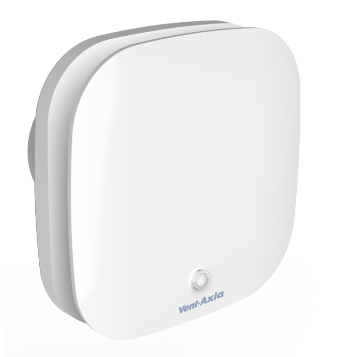 Vent-Axia Supra design 100TM badkamerventilator - timer & bewegingssensor - 90 m3/h - Ø100mm