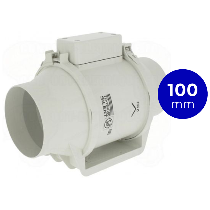 S&P Buisventilator TD-160/100 N Silent aansluitdiameter 100mm