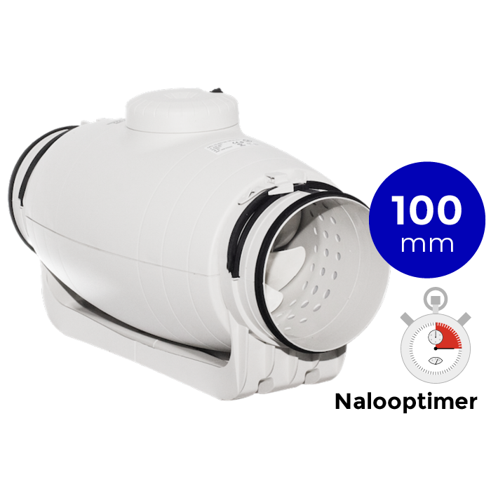 S&P Buisventilator TD-250/100-T Silent met NALOOPTIMER diameter 100mm