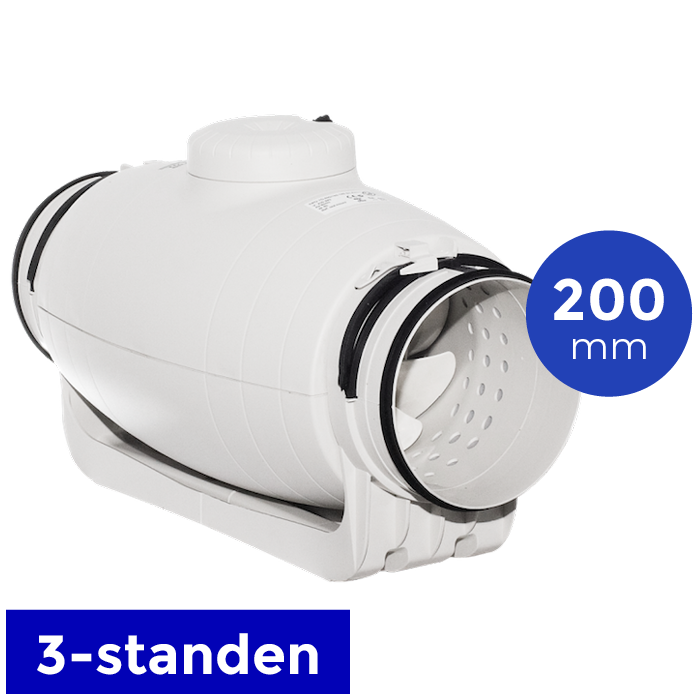 S&P Buisventilator TD-800/200 Silent aansluitdiameter 200mm