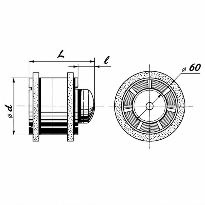 TUBO 100 inschuif-buisventilator - in kanaal Ø100mm - met timer TUBO 100 inschuif-buisventilator - in kanaal Ø100mm - met timer