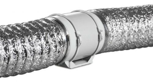 TURBO-E-125T buisventilator - met nalooptimer - Ø125mm TURBO-E-125T buisventilator - met nalooptimer - Ø125mm