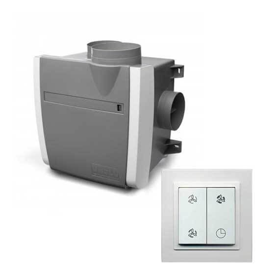 Vasco C400 Basic RF 400m3/h + RFT bediening - randaarde stekker Vasco C400 Basic RF 400m3/h + RFT bediening - randaarde stekker