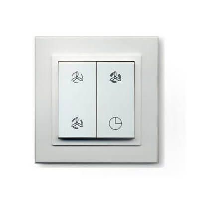 Vasco C400 Basic RF 400m3/h + RFT bediening - randaarde stekker Vasco C400 Basic RF 400m3/h + RFT bediening - randaarde stekker