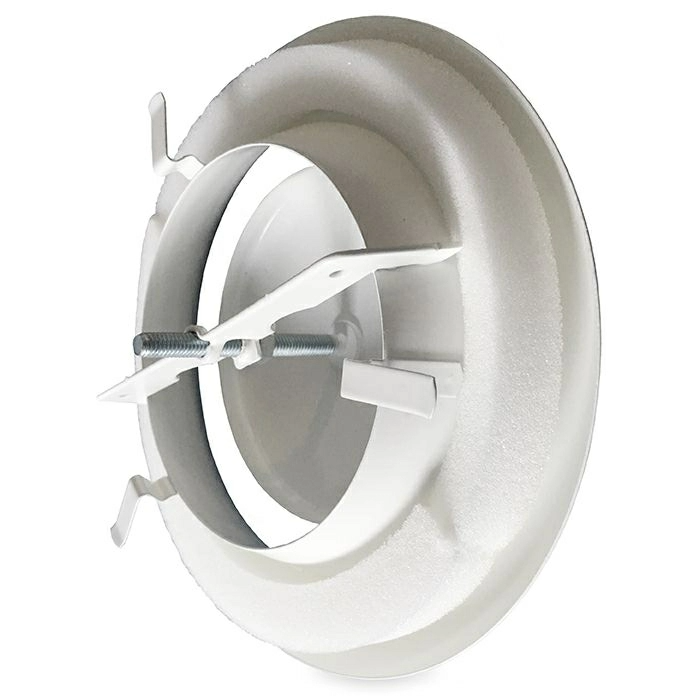 Rooster/ventiel Ø200mm staal - afvoer - met bus