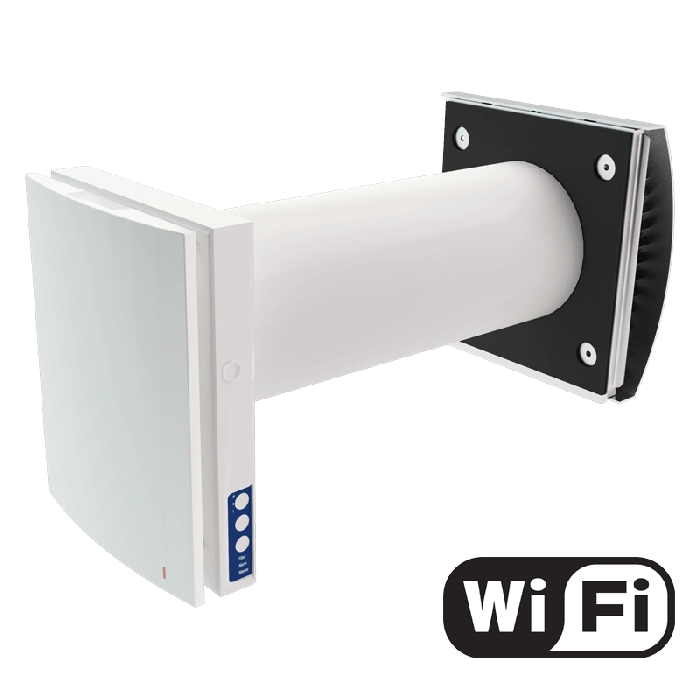 Blauberg VENTO Expert A50-1 WTW unit (WarmteTerugWinning) - WIFI - drie standen - 50 m3/h Blauberg VENTO Expert A50-1 WTW unit (WarmteTerugWinning) - WIFI - drie standen - 50 m3/h