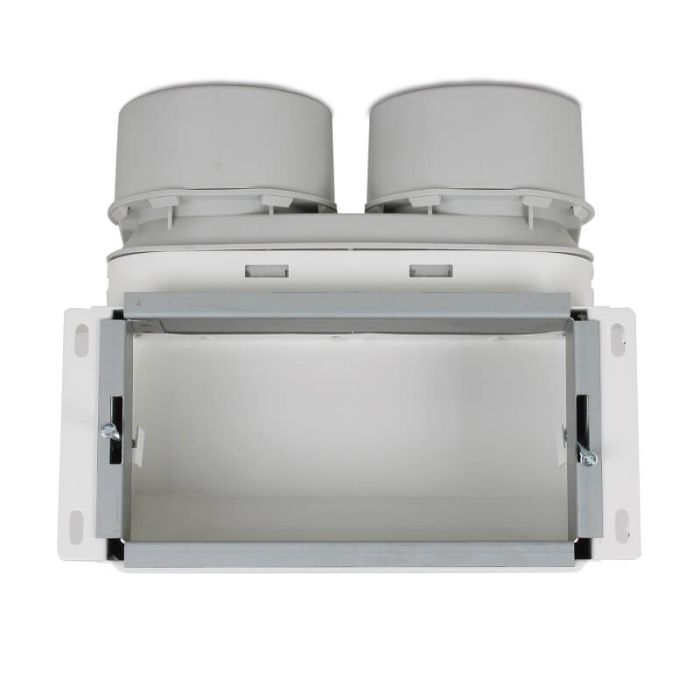 Vent-Axia Uniflexplus + wandollector - 2x Ø90mm - boven aansluiting