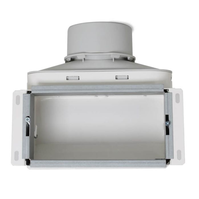Vent-Axia Uniflexplus + wandollector - 1x Ø90mm - boven aansluiting