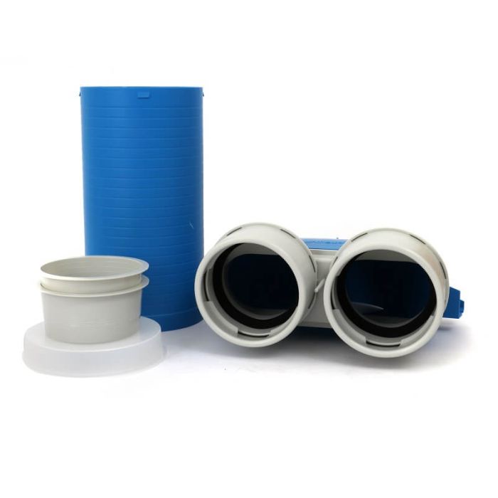 Vent-Axia Uniflexplus + ventielcollector - 2x Ø90mm - H=250mm