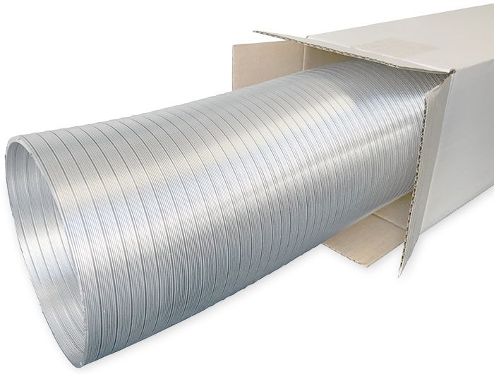 Starre aluminium ventilatieslang rond Ø150mm (binnenmaat) - 3 meter