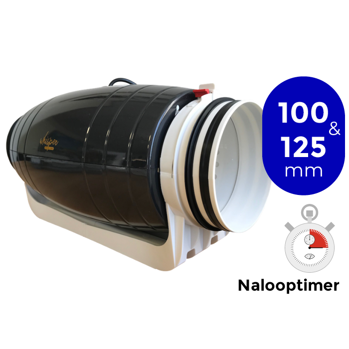 'Gold Line' buisventilator - Ø100 & Ø125mm - met timer 