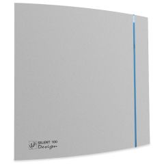 S&P Silent Design 100 CRZ TIMER Badkamer/ toilet ventilator - Ø100mm (zilver)
