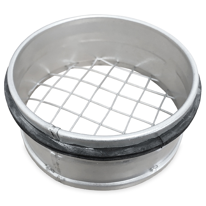 Gaasrooster met afdichtingsrubber Ø100mm afbeelding 1