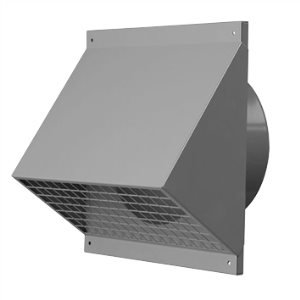 Ubbink Gevelinlaatkap dia 160 mm - Zwart (uitlopend artikel op=op)