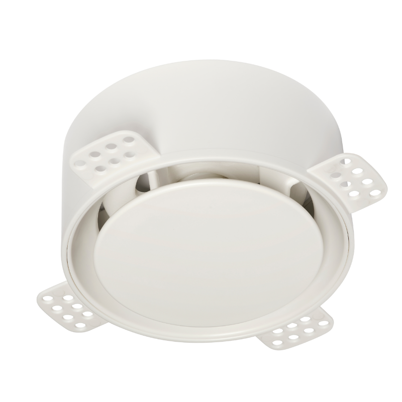 NoShow 2.0 instucbaar designventiel 125mm - toevoer/afvoer - WIT afbeelding 1