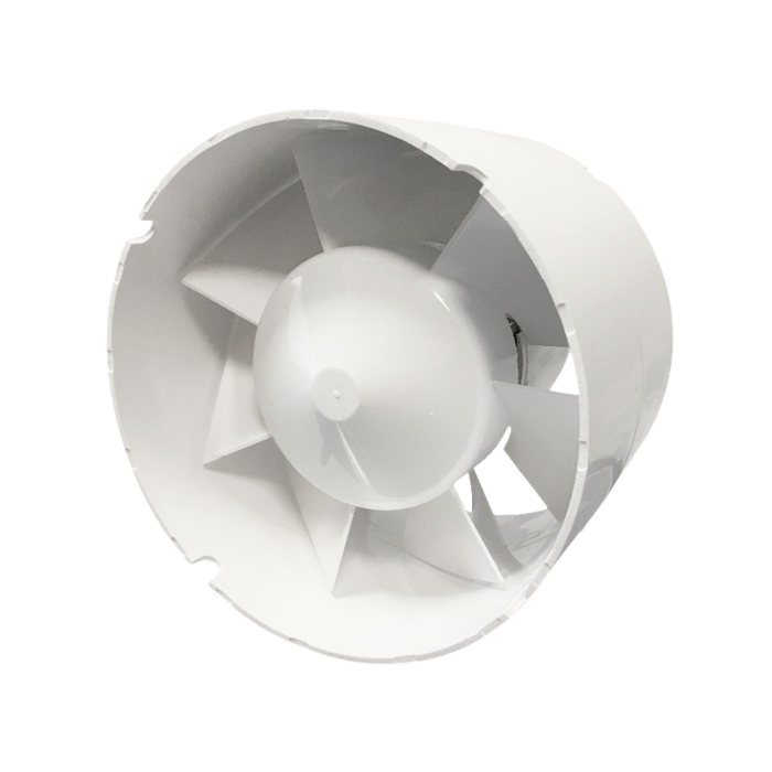 TUBO 125 inschuif-buisventilator - in kanaal Ø125mm