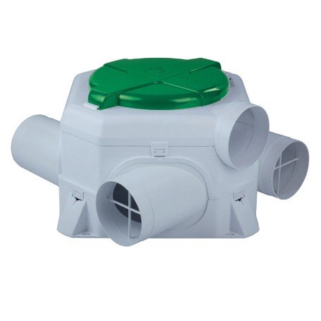 S&P Woonhuisventilator OZEO-E ECOWATT 2 RF - met eurostekker en afstandsbediening