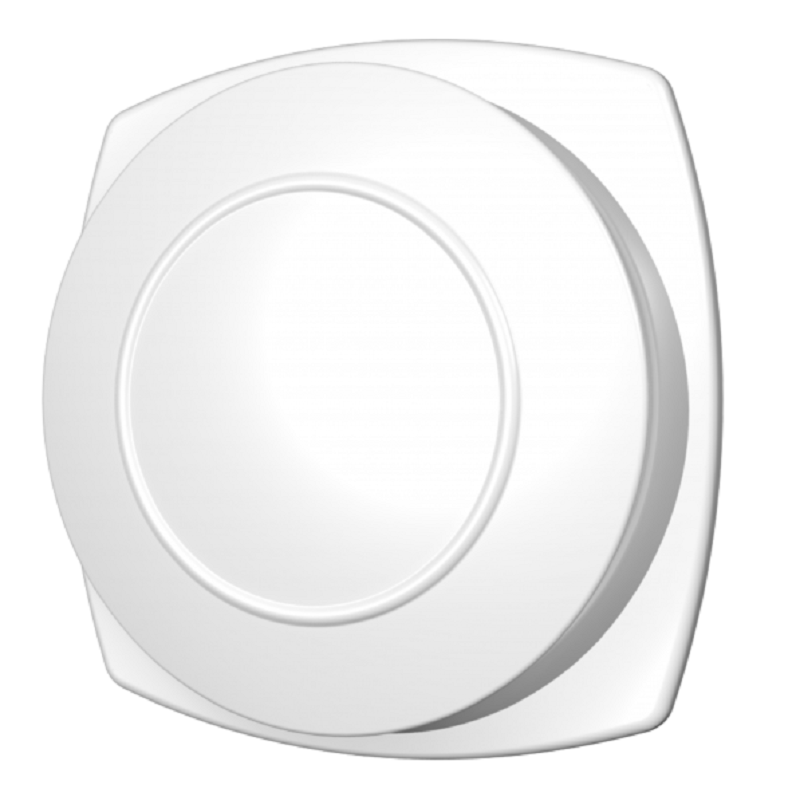 Kunststof ventilatierooster Ø100mm - afvoer - wit afbeelding 1