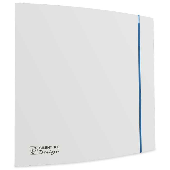 S&P Silent Design 100 CRZ TIMER Badkamer/ toilet ventilator - Ø100mm afbeelding 1