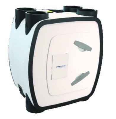 Itho Daalderop WTW unit HRU Eco 350 RFT Laagbouw 350m3/h - Perilex afbeelding