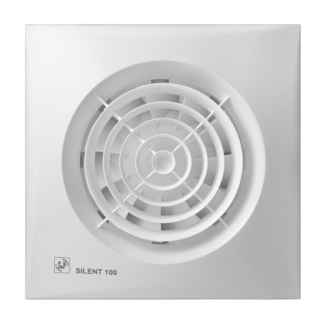 S&P Silent 100 CMZ aan/uit + trekkoord Badkamer / toilet ventilator -Ø100mm afbeelding