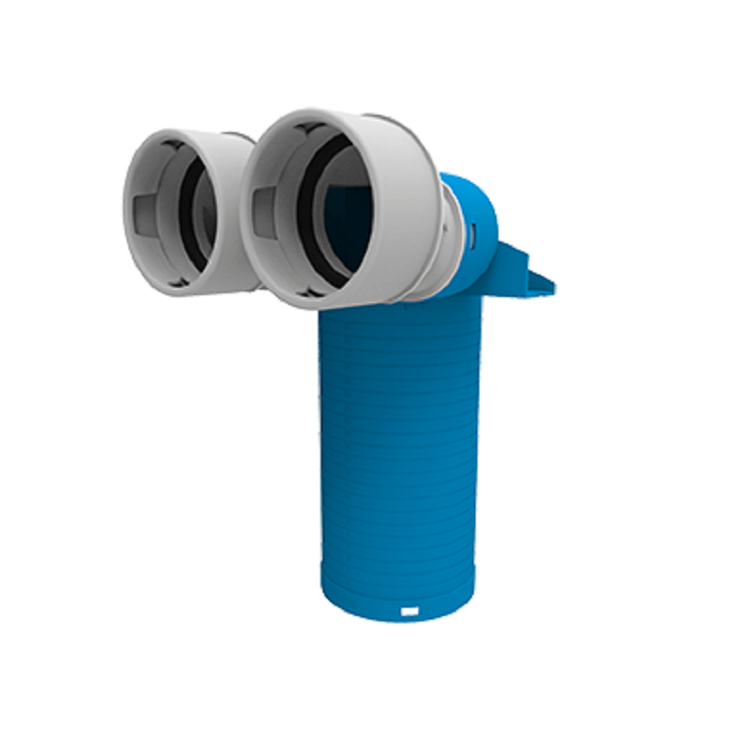 Vent-Axia Uniflexplus + ventielcollector - 2x Ø90mm - H=250mm