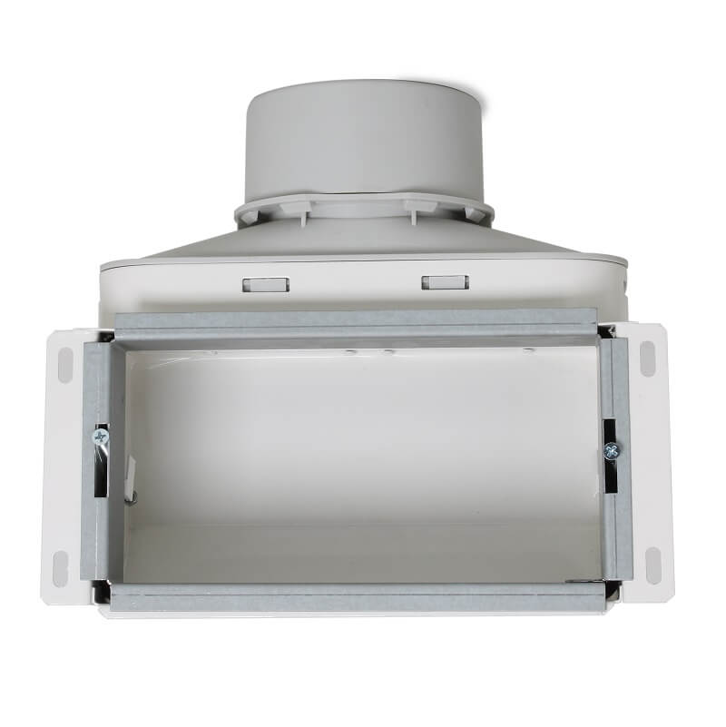 Vent-Axia Uniflexplus + wandollector - 1x Ø90mm - boven aansluiting