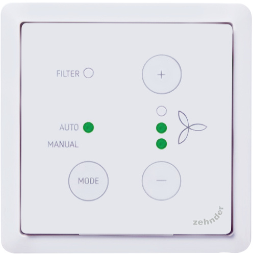 Zehnder Stork bedieningspaneel ComfoSwitch C67 (ComfoAir Q)