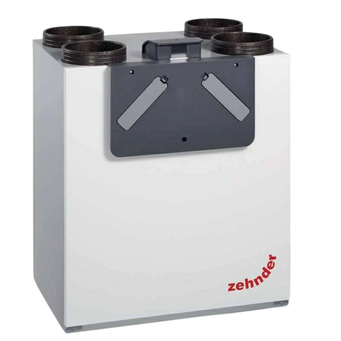 Zehnder Stork ComfoAir E300 RH WTW unit - luchttoevoer rechts - randaarde stekker - met voorverwarmer - 300 m3/h afbeelding 1